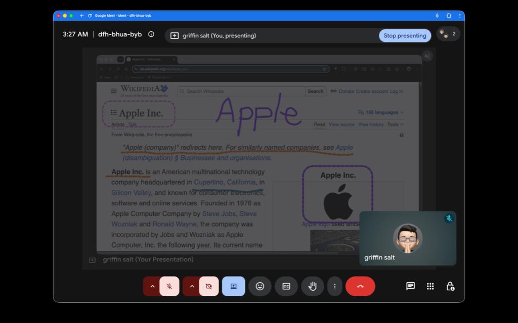 Live Annotation & Drawing Screenshot